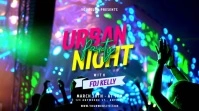 Urban Night Party Twitter Post template