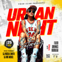 White Urban Night Isikwele Template
