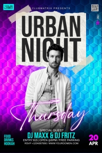 Techno Night Template | PosterMyWall