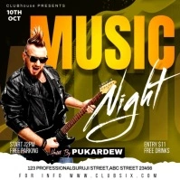 urban party Post Instagram template