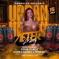 Urban Party Flyer Instagram Plasing template