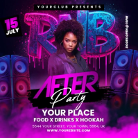 urban party Flyer Wpis na Instagrama template