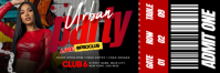 Urban Party Street Vibe Poster Nagłówek wiadomości e-mail template