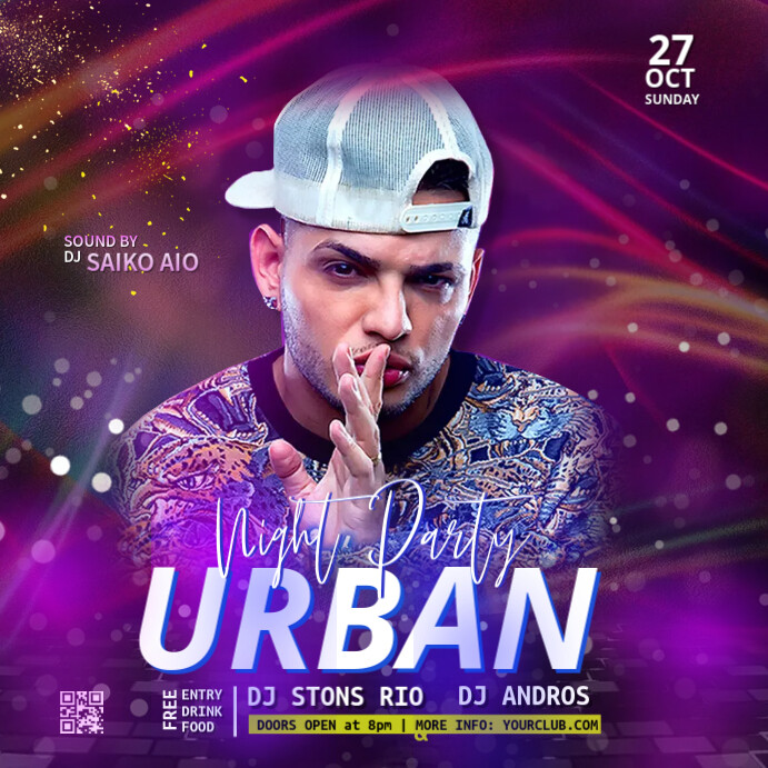 Urban Rapper Design Copy of Urban Rapper | PosterMyWall