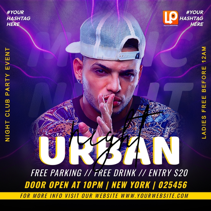 Copy of Urban Sound DJ Artist | PosterMyWall