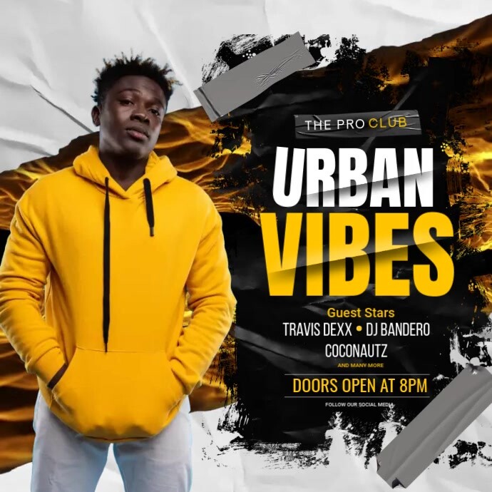 Urban Vibes Party Template | PosterMyWall
