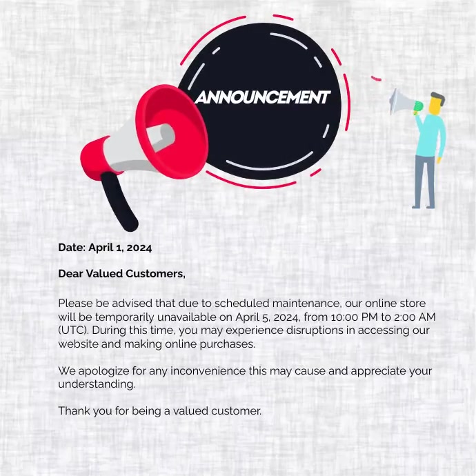 Update Urgent Posts Urgent Notice announcement Template | PosterMyWall