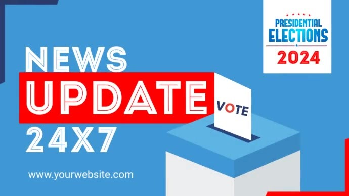 Current Election Add US Election News Update Ad Template | PosterMyWall