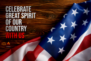 US Flag background template design Drapeau
