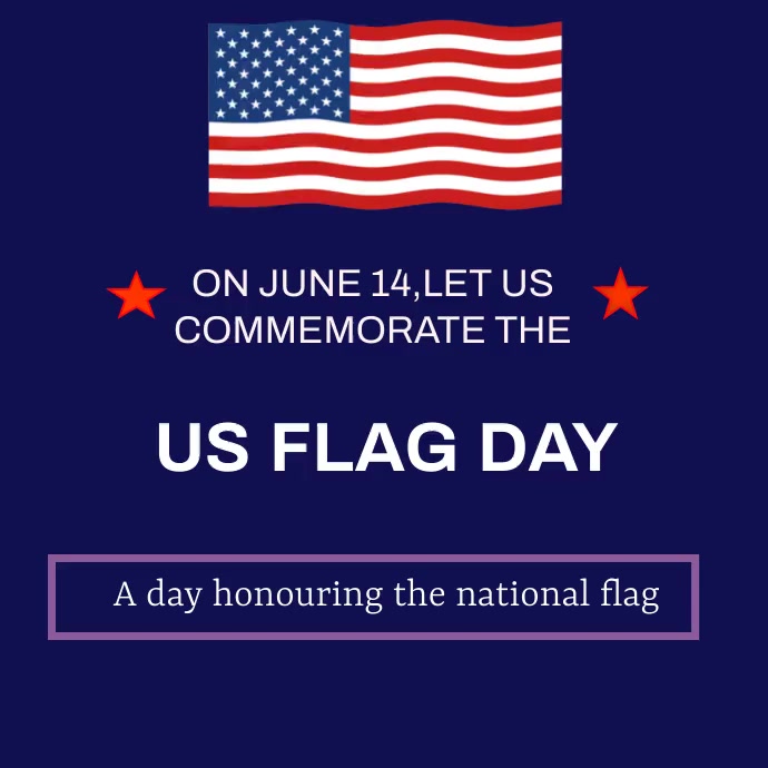 Us Flag day Template PosterMyWall