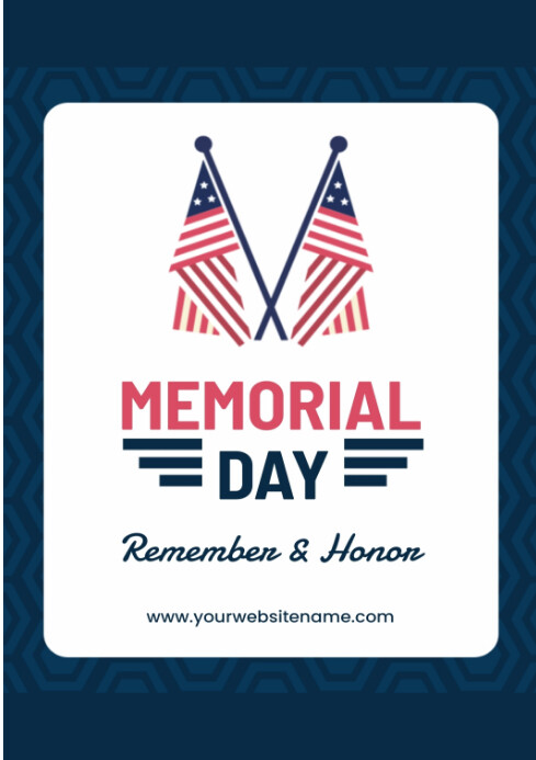 Copy of US Memorial Day Celebration | PosterMyWall