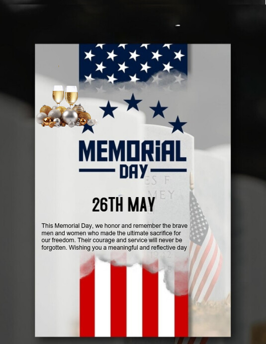 Copy of US memorial day | PosterMyWall