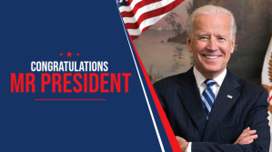 Purple Presidential Congratulations Digitalt display Template
