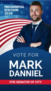 US Presidential Election Campaign Template Instagram-verhaal