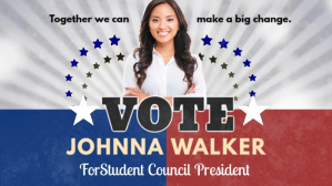 US School Election Vote for Me FB Banner Film w tle na Facebooka (16:9) template