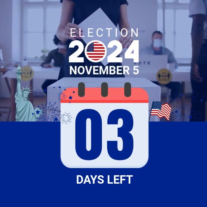 Copy of USA Election Countdown Template | PosterMyWall