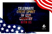 Usa Flag background template design