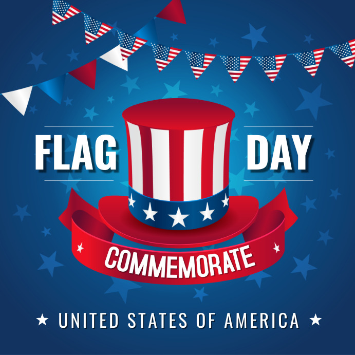 USA FLAG DAY Template PosterMyWall