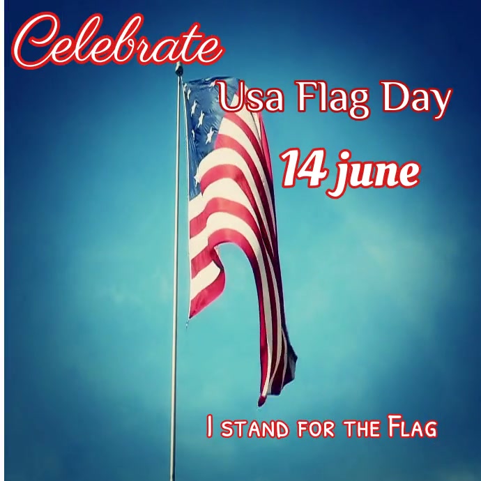 Usa flag day instagram post Template PosterMyWall