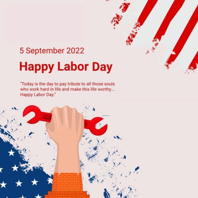 USA happy labor day Instagram post 2023 Template PosterMyWall