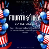 usa independence day,event,4th of July,retail Instagram Post template