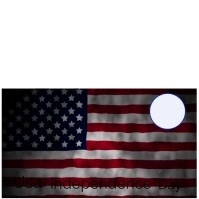 USA independence day โลโก้ template