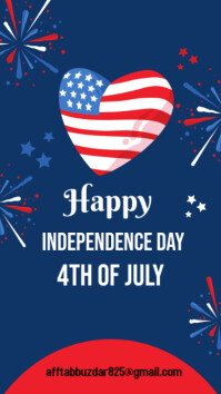 Usa Independence day História do Instagram template