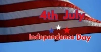USA Independence day July 4th video Facebook 广告 template