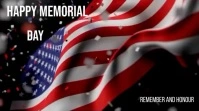 Usa memorial day Ekran reklamowy (16:9) template