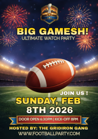 USA SUPER BOWL A3 template