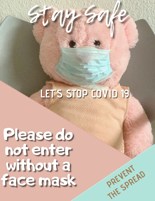 Use A Face Mask Templat Postermywall