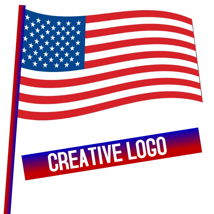 USE AMERICA AMERICAN FLAG ICON LOGO 徽标 template