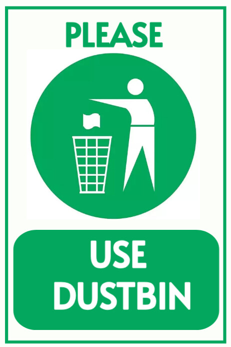 use dust bin template | PosterMyWall