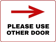 use other door sign template