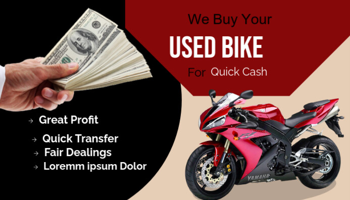USED BIKE Blogkop template