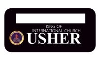 Usher Name tag template