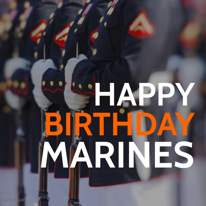 usmc birthday Template | PosterMyWall
