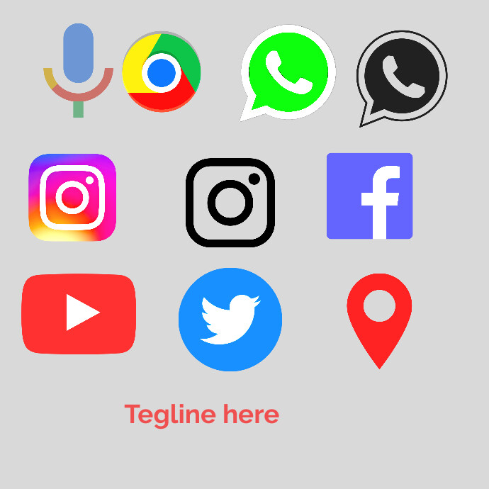 utube graphy design icons Template | PosterMyWall