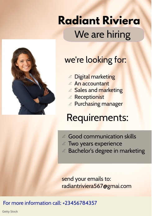 vacancy advertisement Template | PosterMyWall