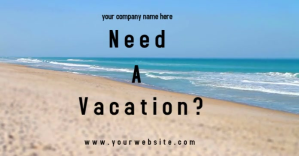 Vacation Ad Annuncio Facebook template