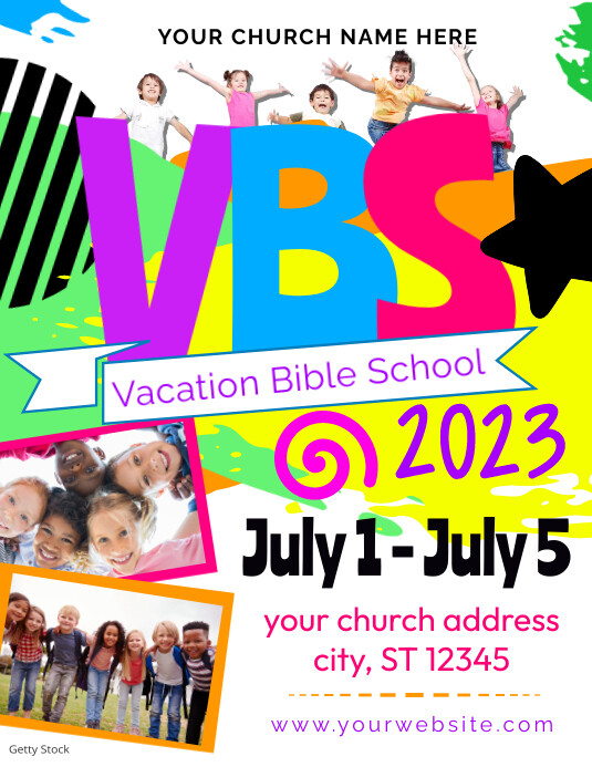 Vacation Bible School Template PosterMyWall