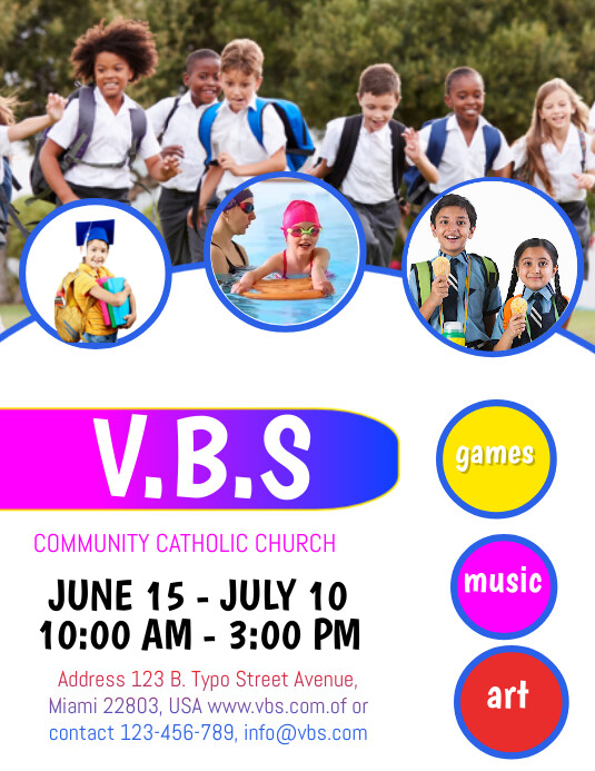 Copy of vacation bible school | PosterMyWall