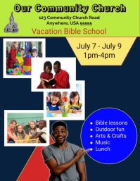 Vacation Bible School Template PosterMyWall