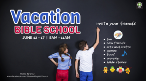vacation bible school vbs Digitalanzeige (16:9) template