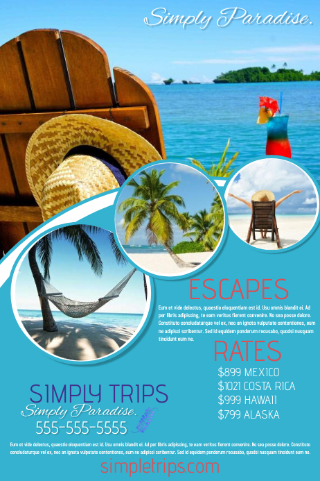 Vacation Template Postermywall