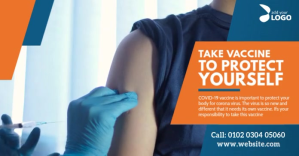 Vaccination | Healthcare | Medical ภาพที่แชร์บน Facebook template