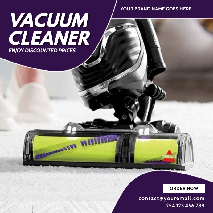 vacuum cleaner electronics gadgets sale flyer Template PosterMyWall