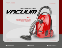 White Vacuum Cleaner Promotion Folder Template - Page 2
