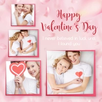 valentine's, event, romantic Instagram-Beitrag template