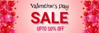 valentine's, romantic, event Cartel de 2 × 6 pulg. template